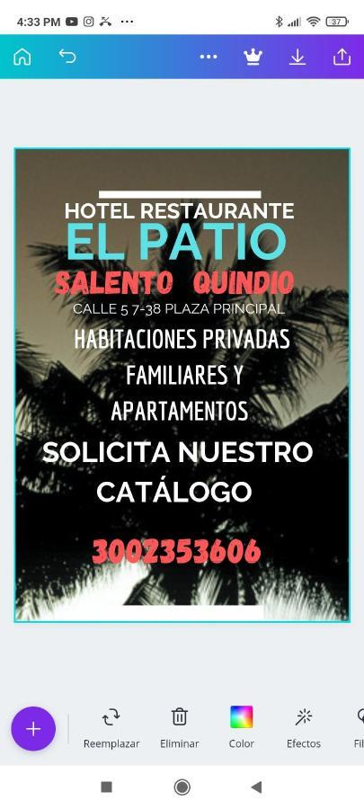 Hospedaje Los Balcones Salento Exterior foto